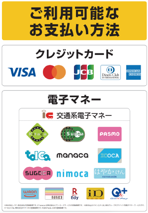 有料駐車場のお支払い方法